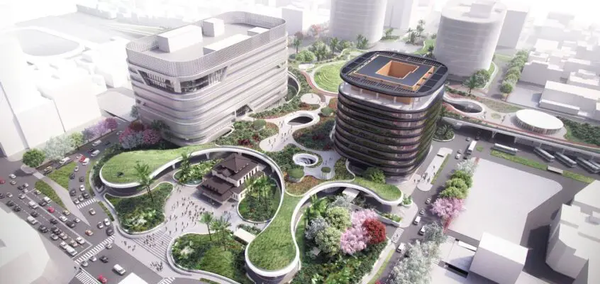 Kaohsiung Station Building Taiwan by Mecanoo