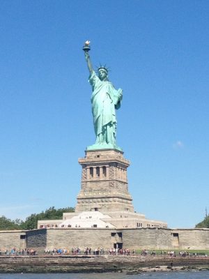 Statue of Liberty New York from sea