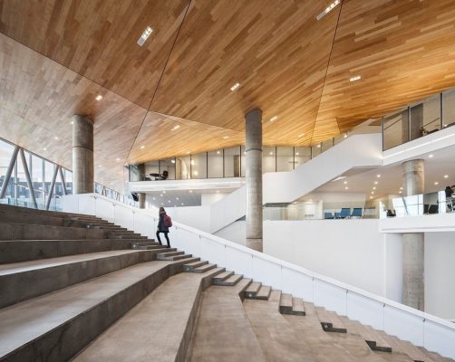 Student House for School of Technical Studies by Menkès Shooner Dagenais LeTourneux Architectes