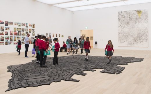 Tate Modern London interior with art