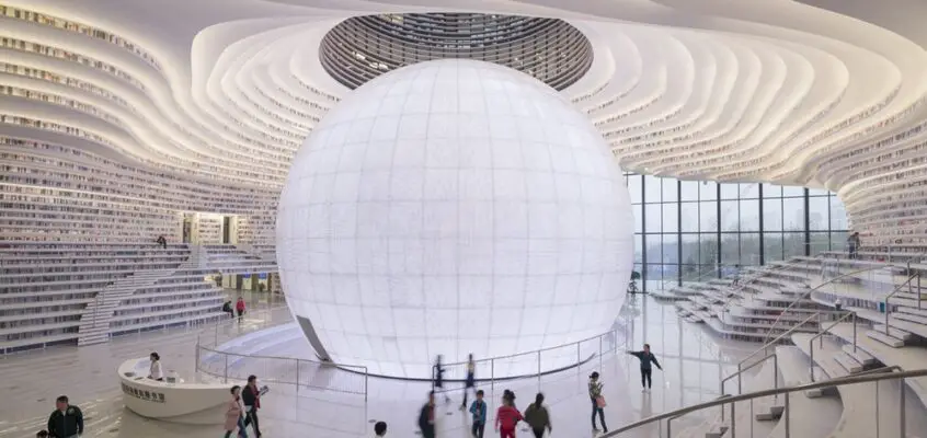 Tianjin Binhai Library, China: MVRDV
