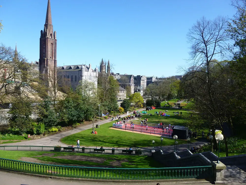 Union Terrace Gardens Aberdeen park