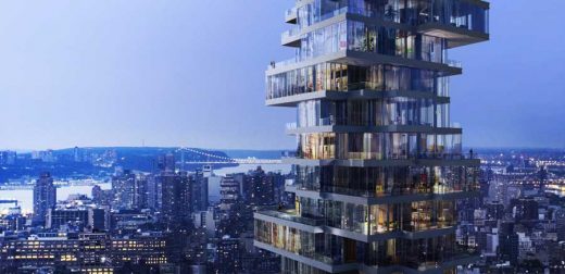 56 Leonard Street Tower by Herzog & de Meuron Architects