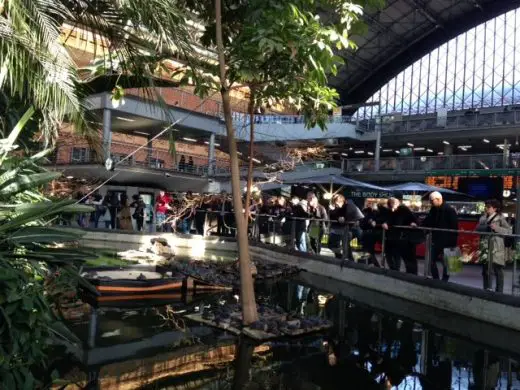 Atocha Train Station Madrid building