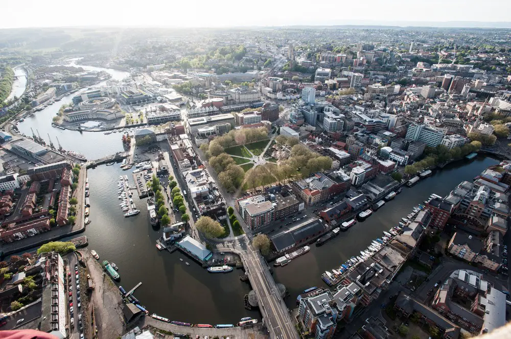 Bristol Architect - city aerial view