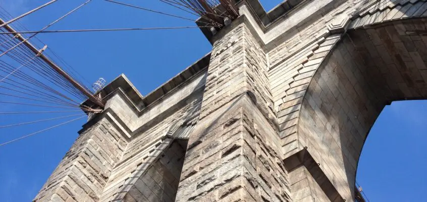 Brooklyn Bridge New York: Date, John A. Roebling
