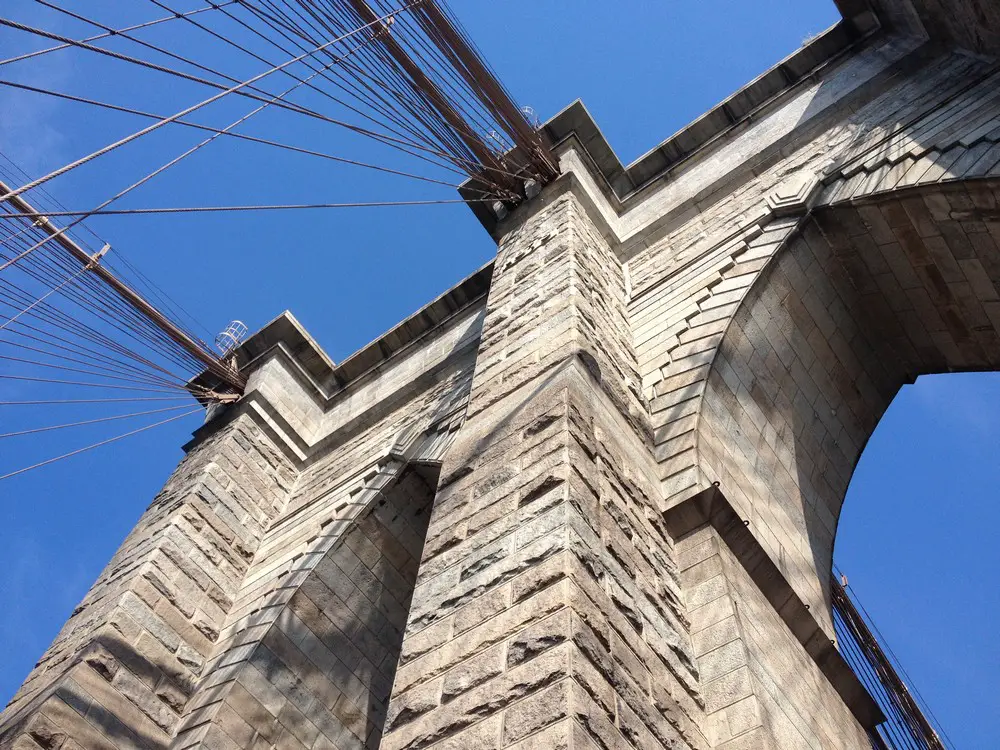 Brooklyn Bridge stonework