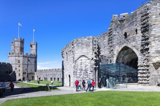 Caernarfon Castle Entrance Pavilion Gwynedd