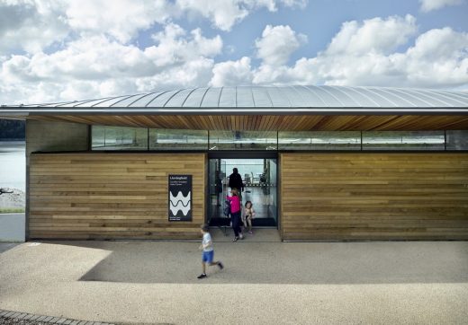 Llandegfedd Visitor and Watersports centre building Pontypool