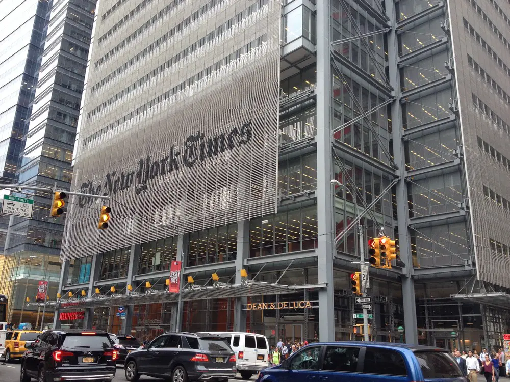 New York Times headquarters building