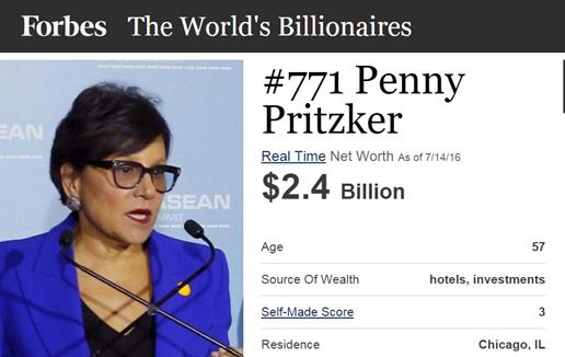 38th Secretary of Commerce Penny Pritzker