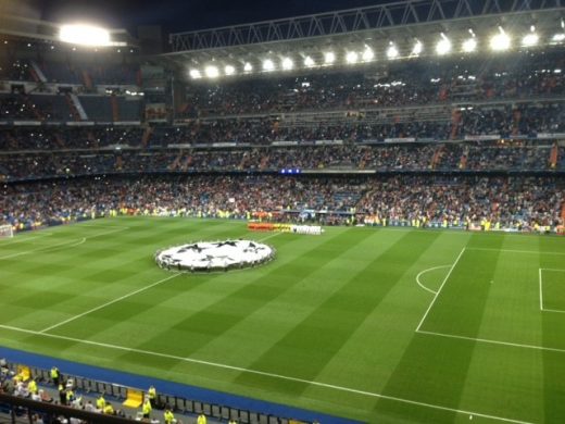 Santiago Bernabeu Stadium pitch