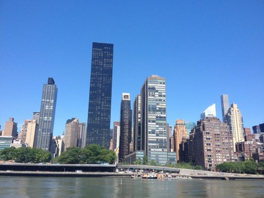 Trump World Tower New York from the East River