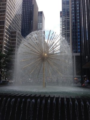 West 55th Street fountain New York City
