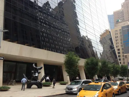 West 57th St New York building street facade