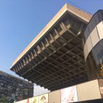 Modern Armenia building in Yerevan