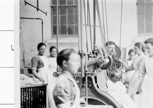 Bluecoat Liverpool Girls in the school laundry