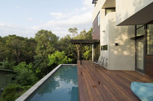 Carved Cube House in West Austin