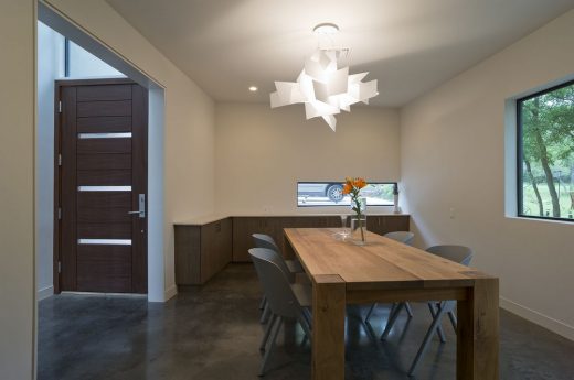 Carved Cube House in West Austin