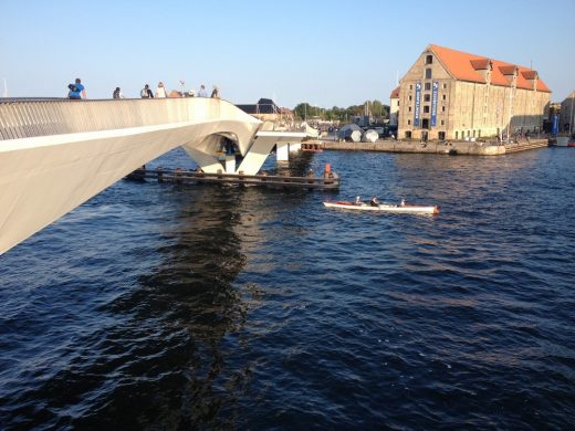 Inner Harbour Bridge in Copenhagen design by Studio Bednarski Ltd architects