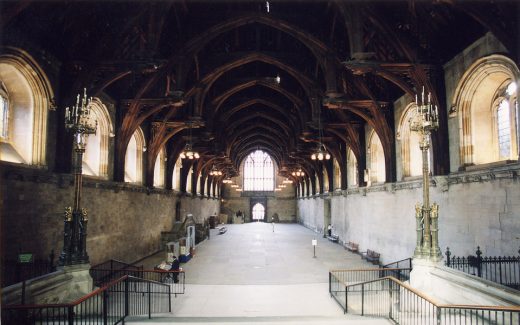 Westminster Hall London building interior