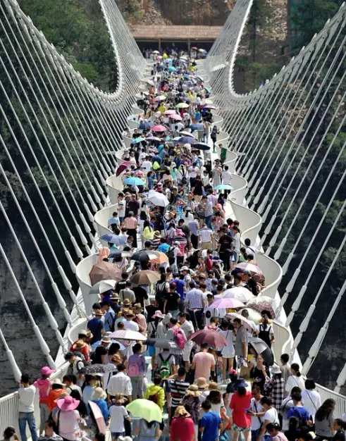 Zhangjiajie National Forest Park Glass Bridge E Architect