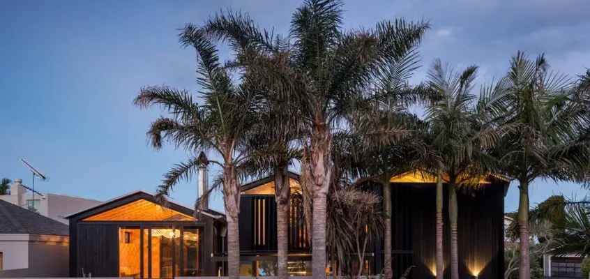 Boatsheds on Takapuna Beach