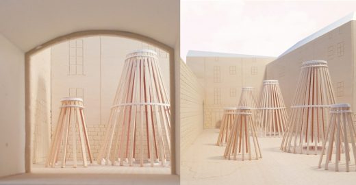 Concéntrico installation design by DP Architects