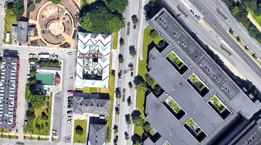 Copenhagen Centre for Cancer and Health aerial view