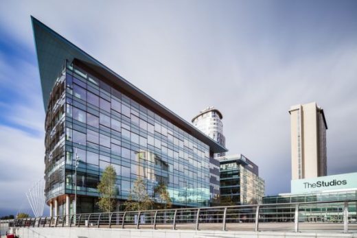 MediaCityUK Building at Salford Quays