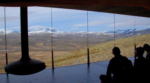 Tverrfjellhytta, Norwegian Wild Reindeer Centre Pavilion