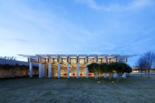 Kimbell Art Museum expansion, Texas, USA, Renzo Piano Architect building design