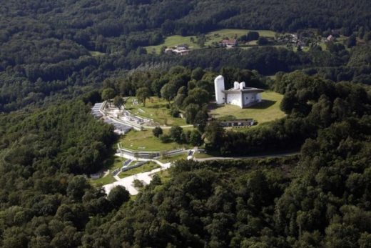 Ronchamp Monastery, France Renzo Piano Architect building design