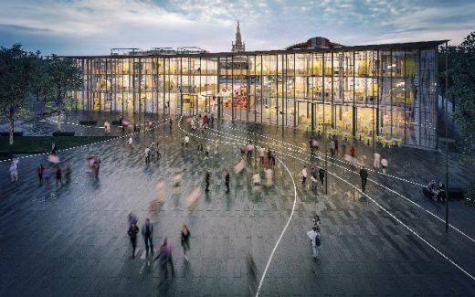 University of Central Lancashire in Preston student centre building