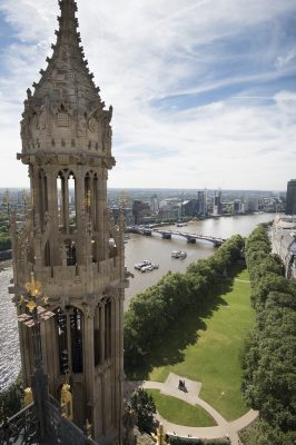 Victoria Tower Gardens from Victoria Tower London