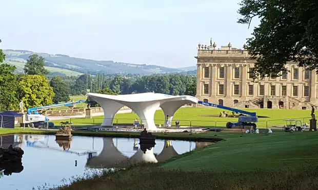 Zaha Hadid Pavilion Chatsworth House