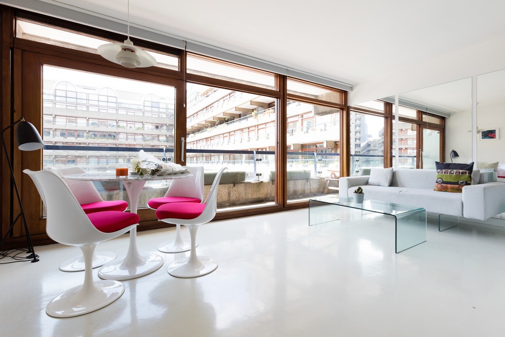 Barbican Estate London flat interior