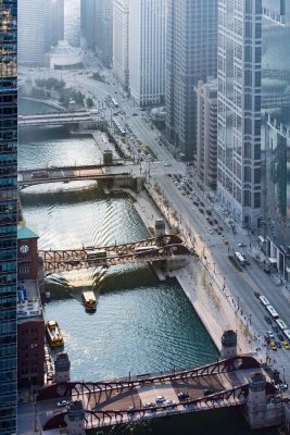 Chicago Riverwalk design by Ross Barney Architects