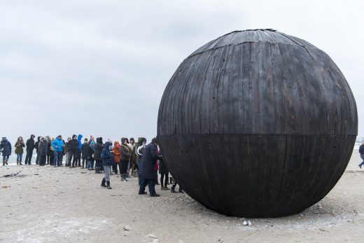 In The Belly of a Bear Toronto beach installation