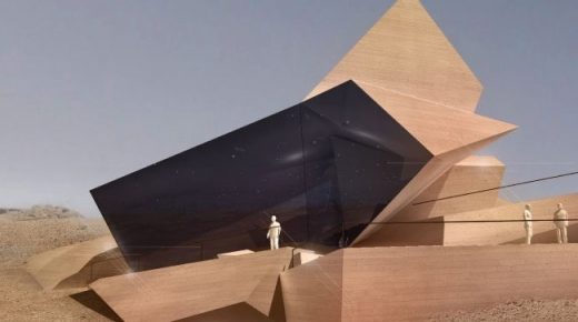 Mleiha Desert Observatory building design in UAE