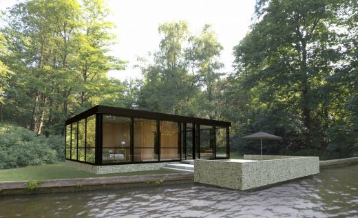Modular Glass House by Philip Johnson Alan Ritchie Architects