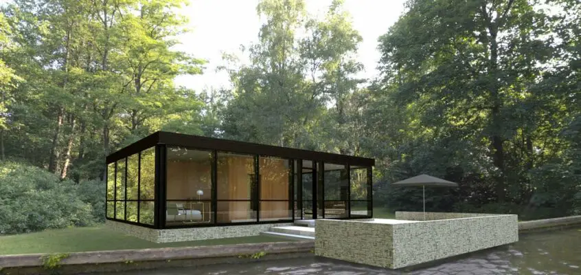 Modular Glass House Connecticut: PJAR