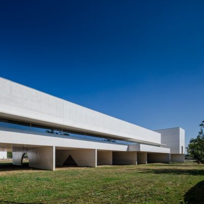 Gallery and Library Building in Portugal design by architect Álvaro Siza Vieira