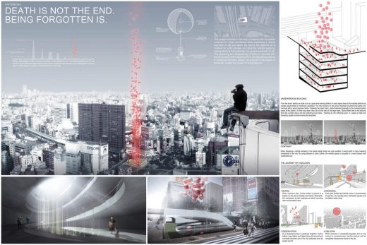 Tokyo Vertical Cemetery Competition winner