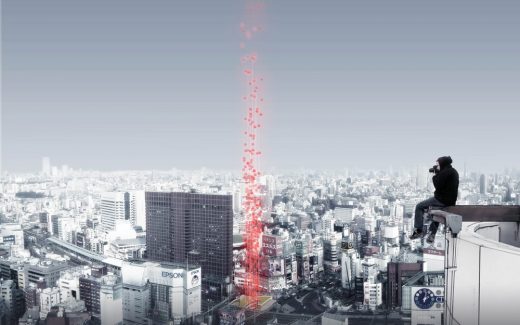 Tokyo Vertical Cemetery Competition 1st Prize