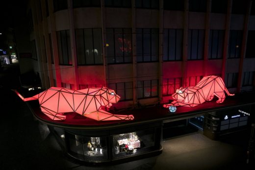 Installation at 2016 Lausanne Light Festival