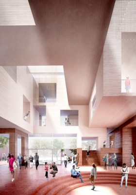 Gallaudet University design  by Hall McKnight architects