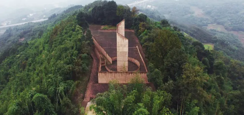 Concrete Memorial Guizhou Landscape