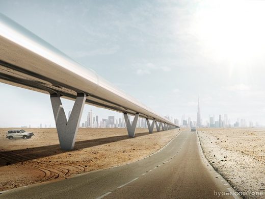 Hyperloop Pods and Portals in Dubai