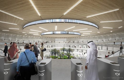 Hyperloop Pods and Portals in Dubai